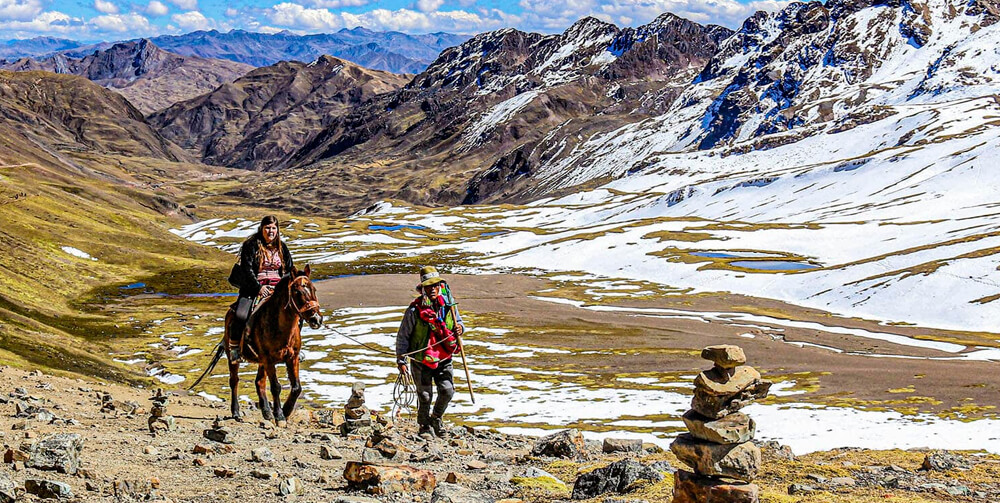 Sacred Valley, Inca Trail Hike 2D, Rainbow Mountain + Red Valley 1 Day