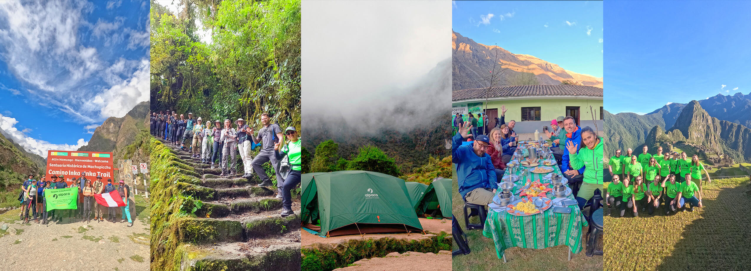 Embark on the legendary Inca Trail with Alpaca Expeditions and experience an unforgettable adventure.