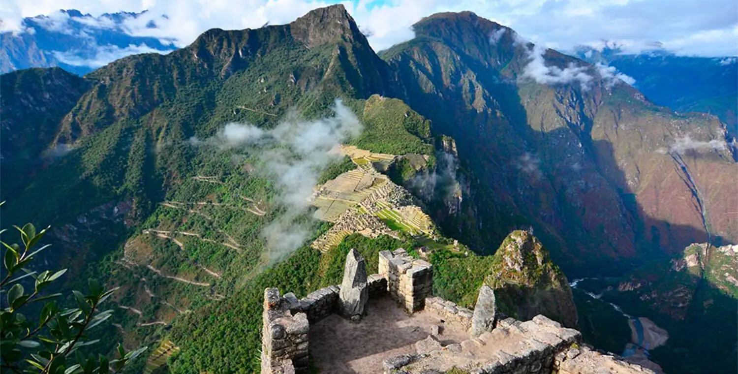 Panoramic view from Huayna Picchu