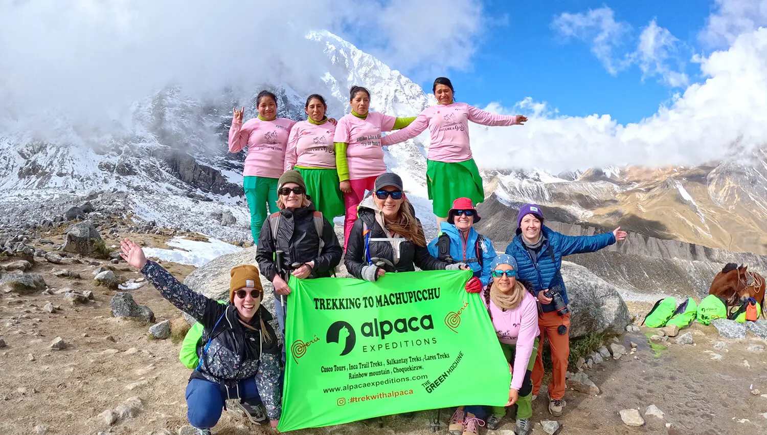 salkantay trek to machu picchu only women